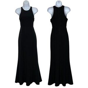 Show Me Your Mumu Chicago High Neck Gown Dress XS Black Sleeveless Long Wedding